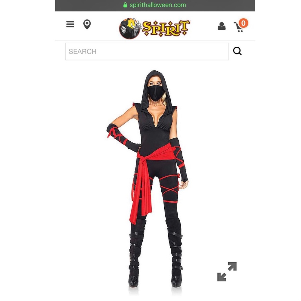 SPIRIT Deadly Ninja Halloween Costume